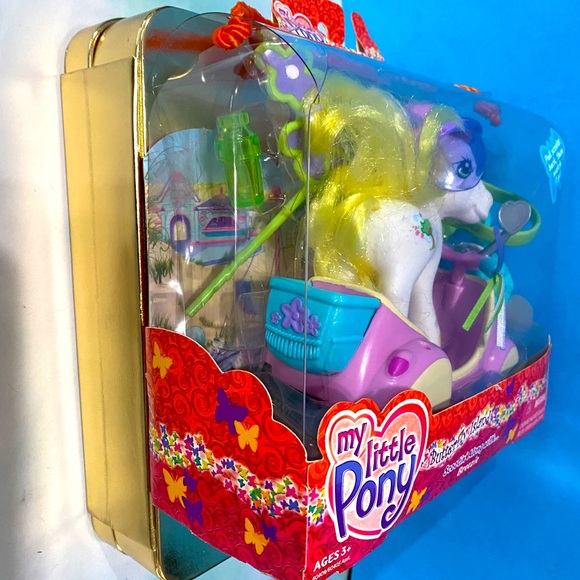 MY LITTLE PONY G3 NWT VTG 2004 BUTTERFLY ISLAND SCOOTIN ALONG WITH BREEZIE NEW - Picture 7 of 16